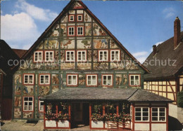 72560507 Schwalenberg Gasthof Kuenstlerklause Fassadenmalerei Friedrich Eicke  S - Autres & Non Classés