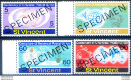 UPU Soprastampati "specimen" 1974. - St.Vincent (1979-...)