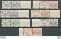 1936 Italia Assicurativi 7v. MNH Sassone N. 10/16 - Other & Unclassified