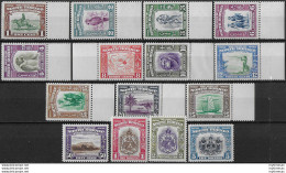 1939 North Borneo George VI 15v. MNH SG N. 303/17 - Other & Unclassified