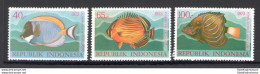 1973 INDONESIA, Stanley Gibbons N. 1343-45 - Pesci - MNH** - Vissen