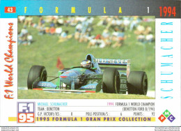 Bh43 1995 Formula 1 Gran Prix Collection Card Schumacher N 43 - Catálogos