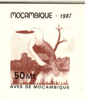 Mozambique 1987, Bird, Birds, Postal Stationery, Kingfisher, Set Of 6v, Pre-Stamped Post Card, MNH** - Other & Unclassified