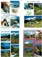 DIVERS ALPES / Lot De 45 C.P.M. écrites - 5 - 99 Postcards