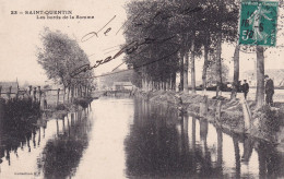 Saint Quentin (02 Aisne) Les Bords De La Somme - Coll. RF N° 23 Circulée 1910 - Saint Quentin