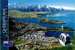 19-5-2024 (5 Z 35) New Zealand - Queenstown (posted To Australia Circle Shape Stamp) - Neuseeland