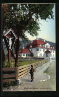 AK Oberammergau, Schnitzerschule  - Oberammergau
