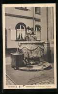 AK Karlsruhe, Brunnen An Der Kleinen Kirche  - Karlsruhe