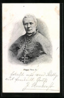 AK Papst Pius X. In Vollem Ornat  - Papas