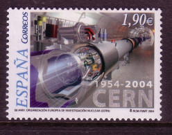 SPANIEN MI-NR. 3995 POSTFRISCH(MINT) MITLÄUFER 2004 50 JAHRE CERN - Idées Européennes