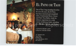 72510710 Taos El Patio De Taos Gaststube - Autres & Non Classés