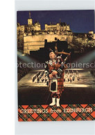 72510576 Edinburgh Schloss Dudelsack Schotte Edinburgh - Sonstige & Ohne Zuordnung