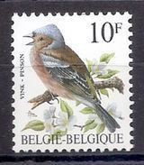 BELGIE * Buzin * Nr 2351 * Postfris Xx * WIT  PAPIER - GROENE GOM - 1985-.. Birds (Buzin)