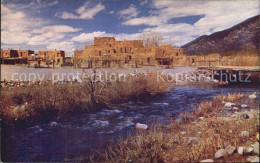 72493394 Taos Pueblo And Stream - Autres & Non Classés