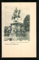 AK Schwerin I. M., Denkmal Des Grossherzogs Friedrich Franz II.  - Schwerin
