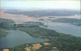 72482906 Sargentville Eggemoggin Reach And Deer Isle Walker Pond Aerial View - Other & Unclassified