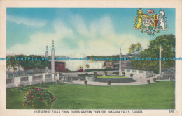 R008153 Horseshoe Falls From Oakes Garden Theatre. Niagara Falls. Canada. F. H. - Monde
