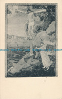 R007572 Sandro Botticelli. Magdalene At The Foot Of The Cross. Meriden Gravure. - Monde