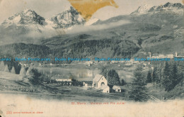 R008155 St. Moriz. Meierei Mit Piz Julier. Photoglob. No 199. 1905 - Monde