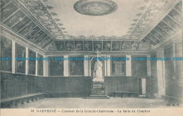 R008156 Dauphine. Couvent De La Grande Chartreuse. La Salle Du Chapitre - Monde