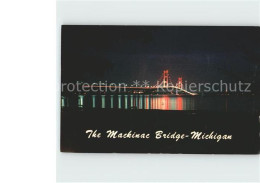 71986864 Mackinaw_City Mackinac Bridge At Night - Otros & Sin Clasificación