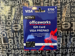 19-5-2024 (Gift Card) Collector Card - Australia - Officeworks ($ 750 Value - No Value On Card) - Cartes Cadeaux