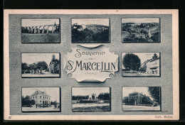 CPA Saint-Marcellin, Les Impressions De La Ville  - Saint-Marcellin