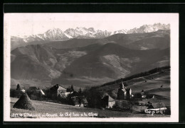 CPA Saint-Bernard-du-Touvet, Vue Panoramique Et Les Alpes  - Autres & Non Classés