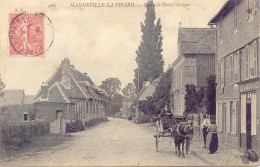 14)   MANNEVILLE    LA     PIPARD    - 366 - Route De  Pont L' Eveque  (     Attelage    ) - Autres & Non Classés