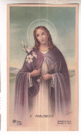 Santa Filomena, Vecchio Santino ARz 144 Con Preghiera  Rif. S476 - Religión & Esoterismo