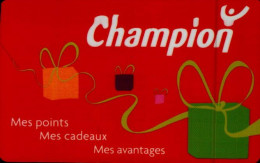 CARTE DE FIDELITE  CHAMPION.. - Cartes De Fidélité Et Cadeau