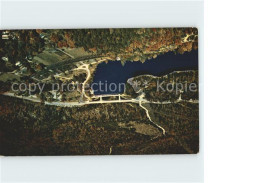 71954297 Tallulah_Falls Showing The Dam Tallulah Lake - Other & Unclassified
