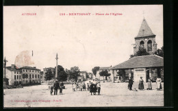 CPA Bertignat, Place De L`Eglise  - Sonstige & Ohne Zuordnung