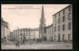 CPA Saint-Amant-Tallende, Place De L`Aise Et L`Eglise  - Sonstige & Ohne Zuordnung