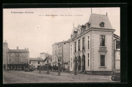 CPA Saint-Amand, Place De L`Aise, La Mairie  - Autres & Non Classés