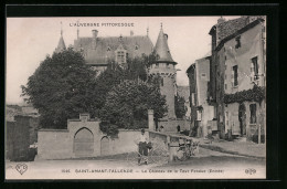 CPA Saint-Amant-Tallende, Le Chateau De La Tour Fondue (Entrée)  - Autres & Non Classés