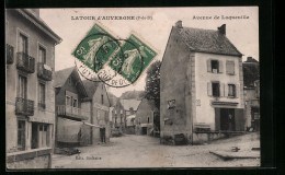 CPA La Tour-d`Auvergne, Avenue De Laqueuille  - Auvergne Types D'Auvergne