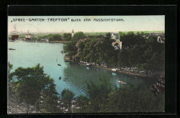 AK Berlin-Treptow, Spree-Garten-Treptow, Blick Vom Aussichtsturm  - Treptow