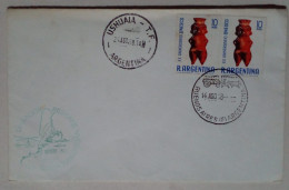 Argentine - Enveloppe Diffusée Avec Timbre Thématique Anniversaire De L'UNESCO (1968) - Usados
