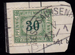 Gross Sachsenheim Segmentstempel A. Eisenbahn-Mk. (b341 - Other & Unclassified