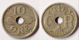 Dänemark/Denmark 10 Oere 1925 Christian X.    (r766 - Danimarca