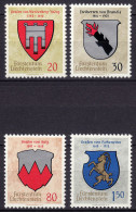 Liechtenstein - Mi. 440-443 Postfrisch 1964 Wappen (11331 - Autres & Non Classés