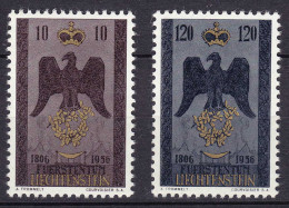 Liechtenstein  Mi. 346-347 Postfrisch Souveränes Fürstentum 1956  (11305 - Autres & Non Classés