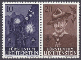 Liechtenstein  Mi. 360-361 Postfrisch Pfadfinder  1957 (11306 - Otros & Sin Clasificación