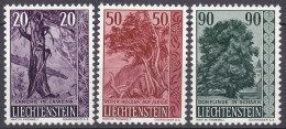 Liechtenstein  Mi. 377-379 Postfrisch  Bäume  1959  (11313 - Autres & Non Classés