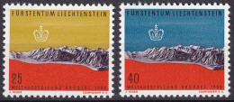 Liechtenstein  Mi. 369-370  Postfrisch Weltausstellung  1958  (11310 - Autres & Non Classés