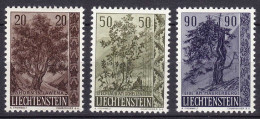 Liechtenstein  Mi. 371-373 Postfrisch Bäume & Sträucher 1958  (11311 - Andere & Zonder Classificatie