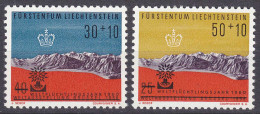 Liechtenstein  Mi. 389-390 Postfrisch  Weltflüchtlingsjahr 1960  (11317 - Sonstige & Ohne Zuordnung