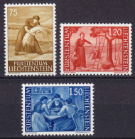 Liechtenstein  Mi. 395-397 Postfrisch  Freimarken 1960  (11321 - Otros & Sin Clasificación
