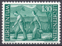 Liechtenstein  Mi. 438 Postfrisch  Freimarke 1964 (11330 - Andere & Zonder Classificatie